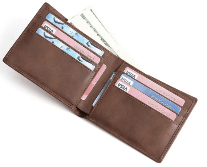 Jordyna & Co. Wallet To My Husband - "Never Forget I Love You" Laser Engraved Bi-Fold Wallet