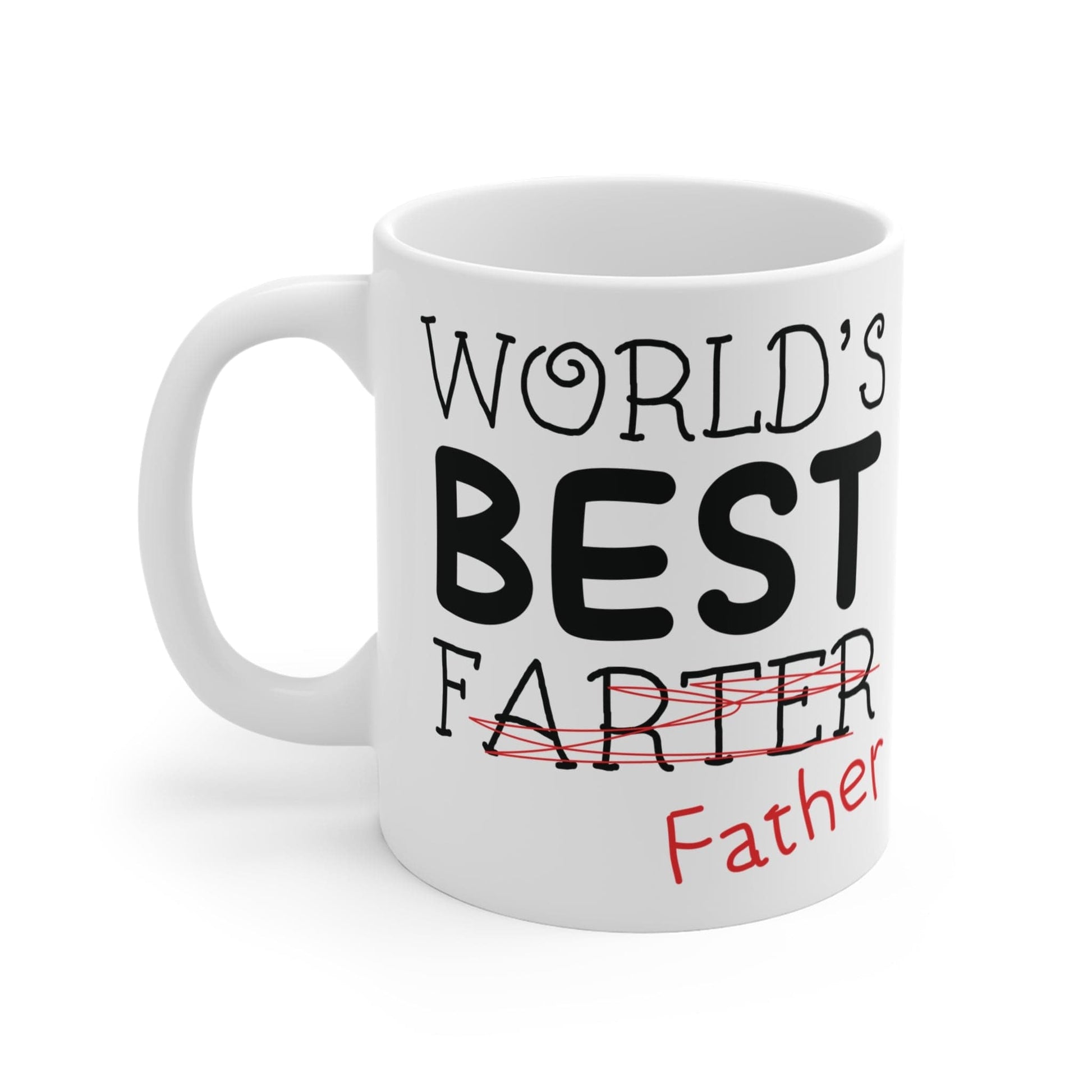 Printify Mug 11oz "World's Best Farter" 11oz Coffee Mug