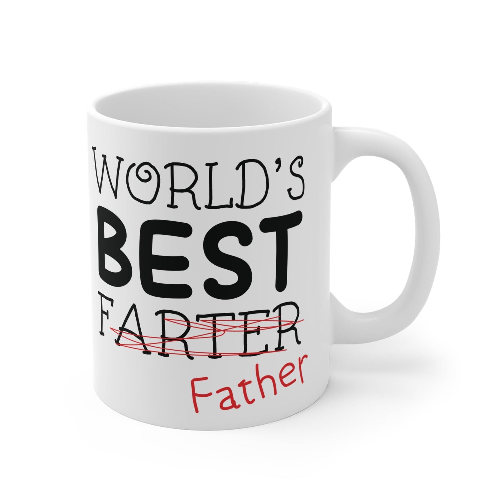 Printify Mug 11oz "World's Best Farter" 11oz Coffee Mug