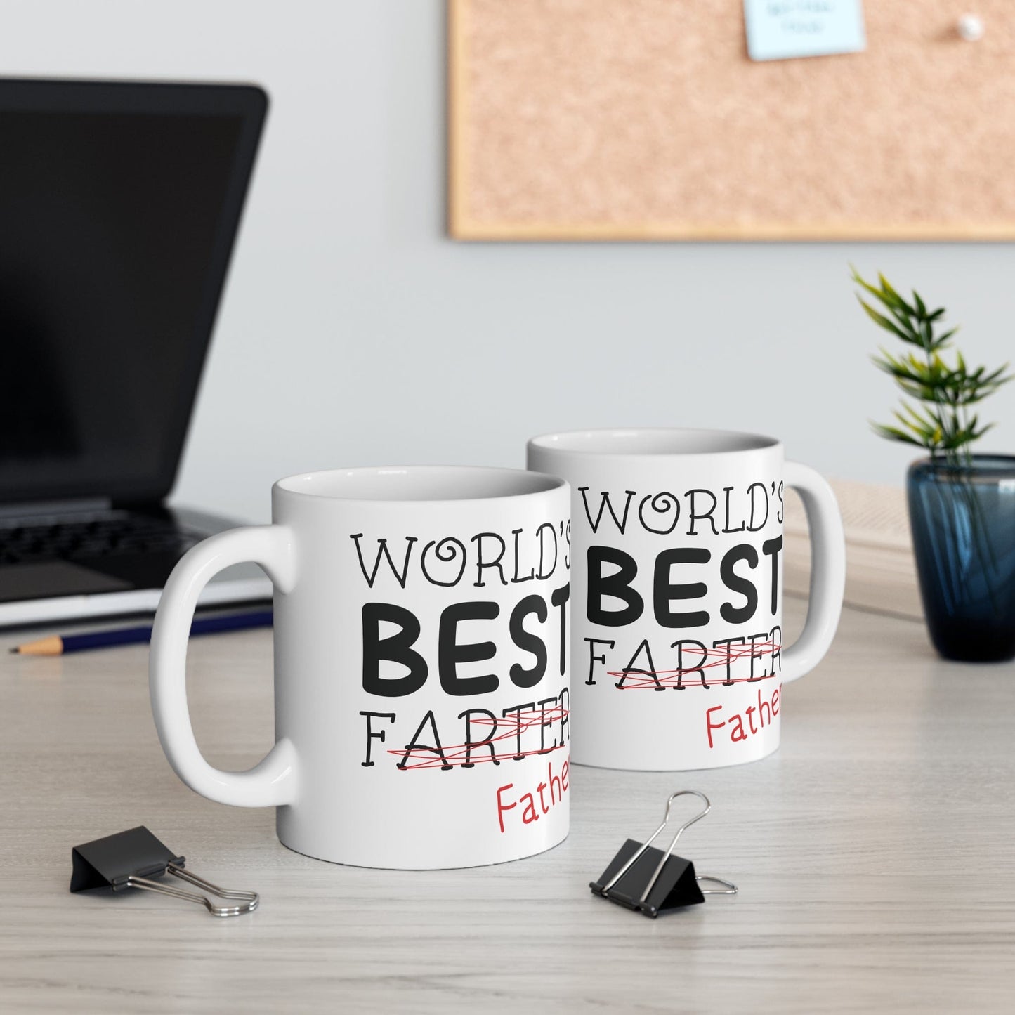 Printify Mug 11oz "World's Best Farter" 11oz Coffee Mug