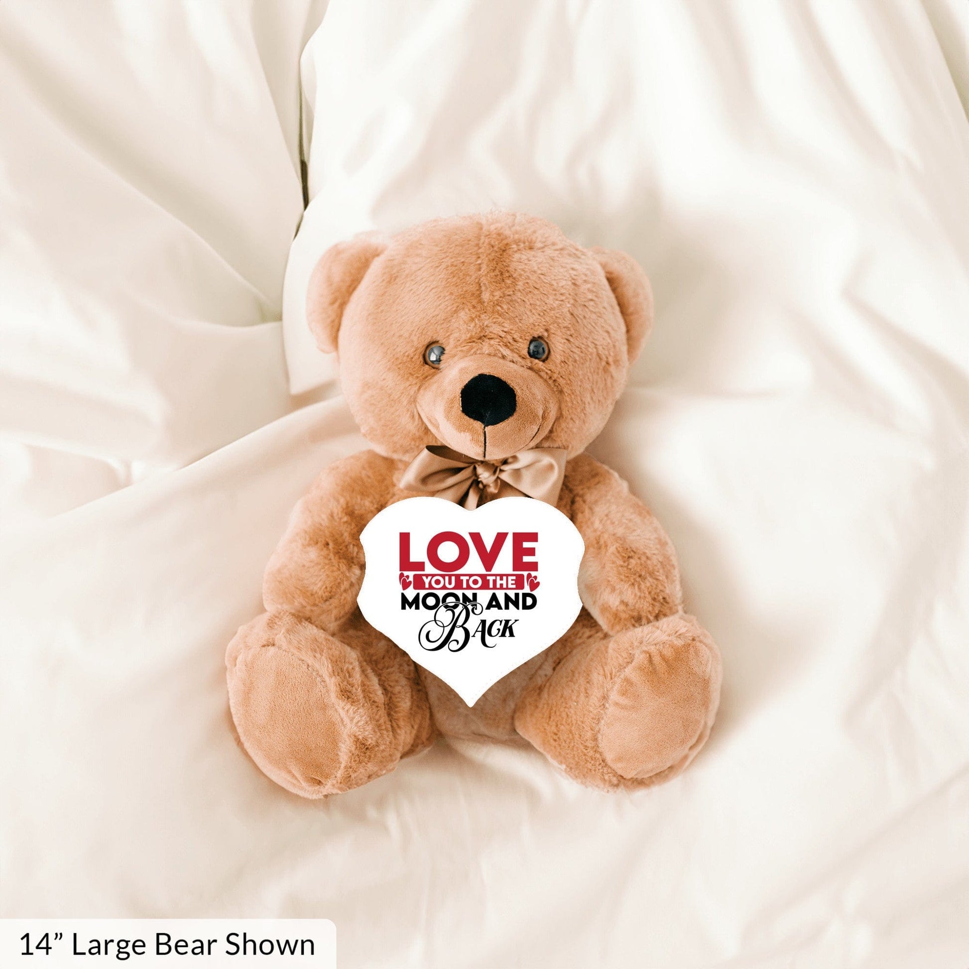 Quadra Marketplace Teddy Bear with Heart Sign "Love You To The Moon And Back" Teddy Bear with Heart Sign - Two Gifts in One! "Love You To The Moon And Back" Teddy Bear with Heart Sign - Two Gifts in One!