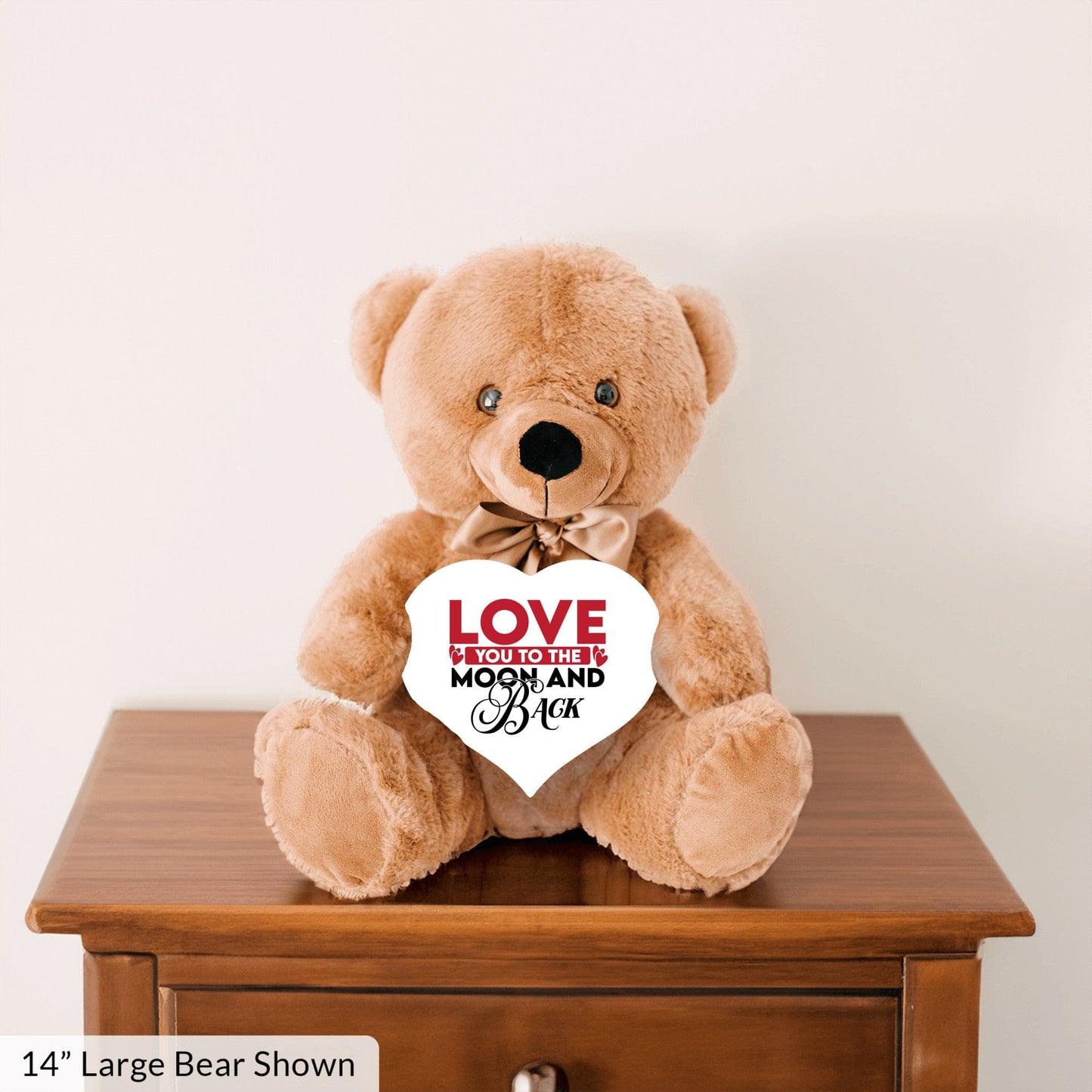 Quadra Marketplace Teddy Bear with Heart Sign "Love You To The Moon And Back" Teddy Bear with Heart Sign - Two Gifts in One! "Love You To The Moon And Back" Teddy Bear with Heart Sign - Two Gifts in One!