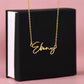 ShineOn Fulfillment Jewelry Name Necklace - Signature Style